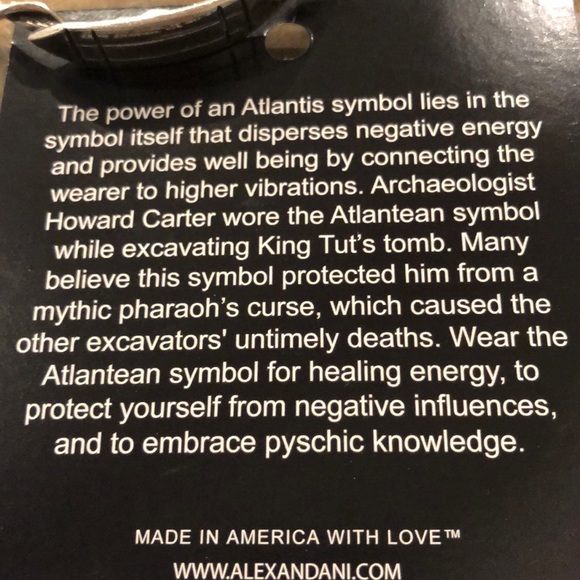 Alex and Ani Atlantean Symbol Wrap bracelet - Picture 3 of 4